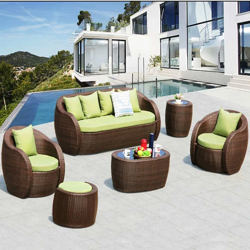 

Плетеная Роскошная уличная садовая мебель из ротанга