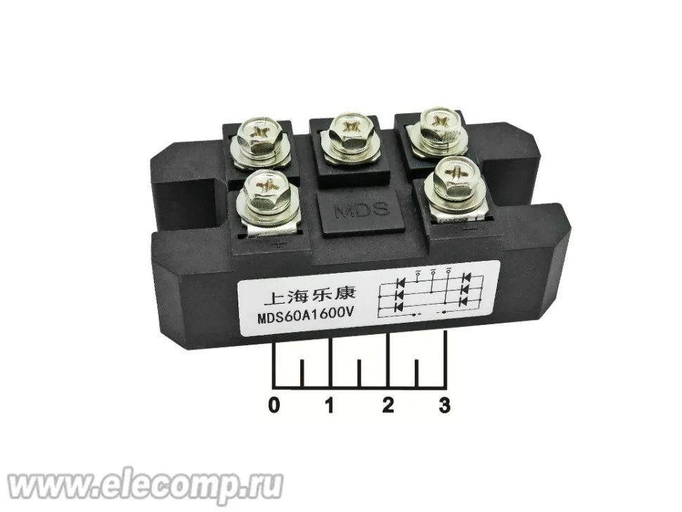 Диодный мост трехфазный 60A/1600V MDS60A-1600V