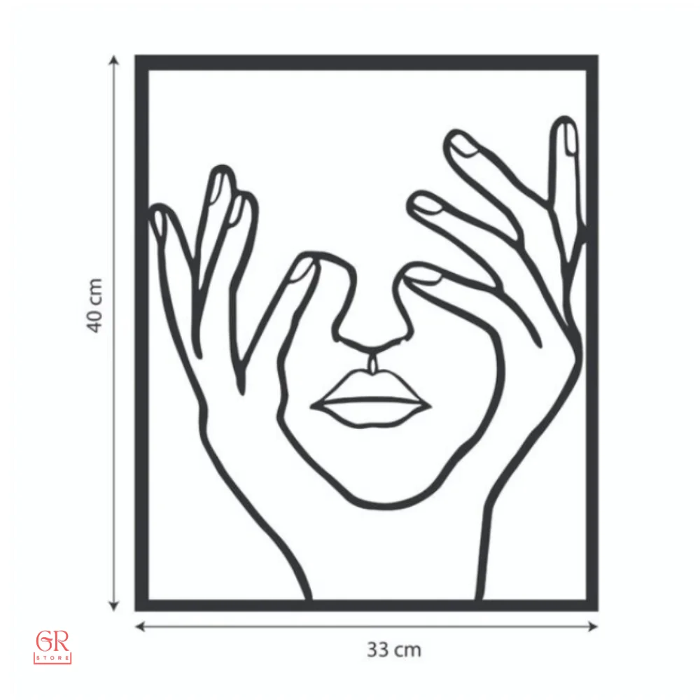 Деревянная душевная женщина рамка Настенный декор идея для качественного