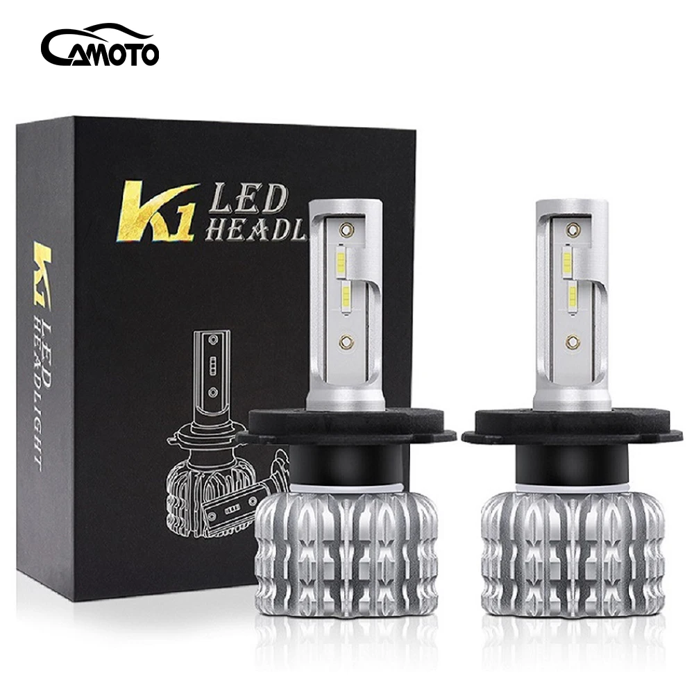 

CAMOTO H7 LED Canbus 80W 16000LM H4 H11 H1 HB3 9005 HB4 H8 HIR2 9012 Bi LED Car Headlight Bulb Motorcycle 6500K 12V 24V HLXG 2X