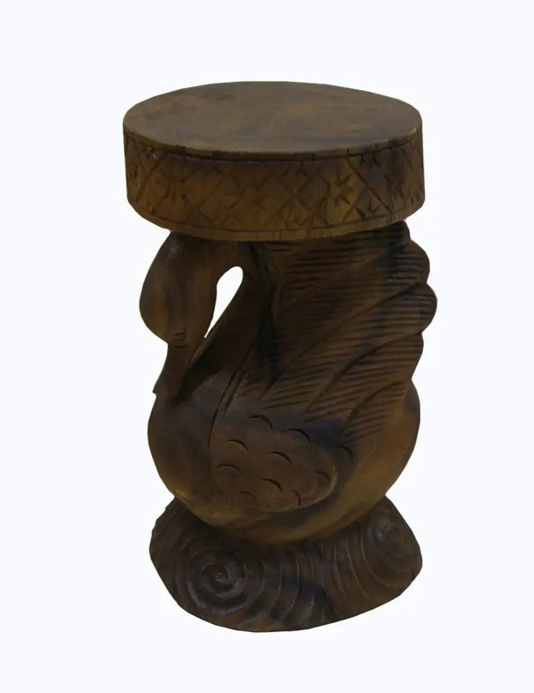 Табурет деревянный &quotЛебедь&quot h=40см |