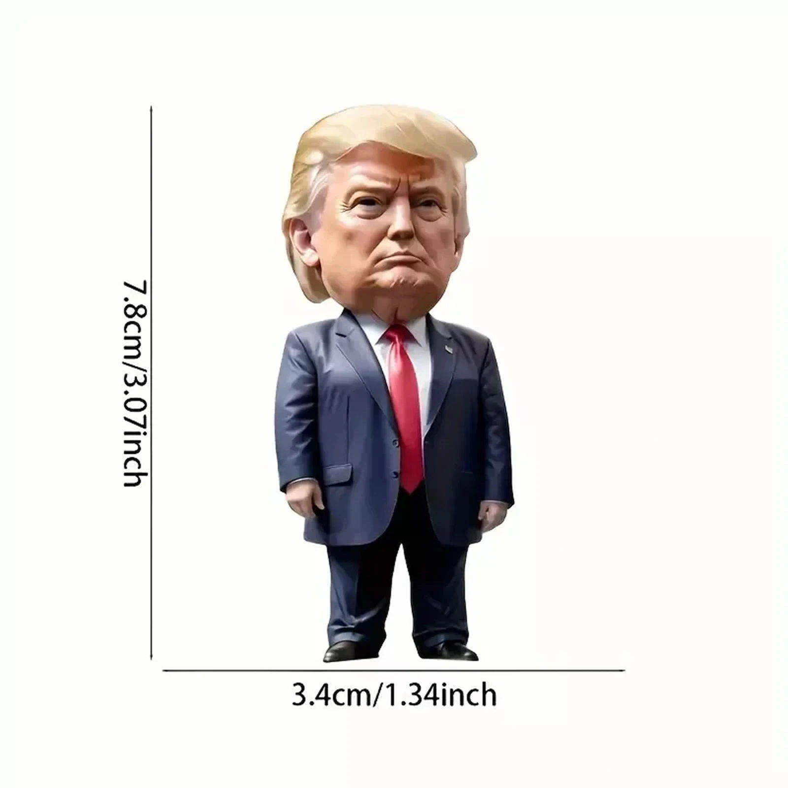Патриотическое украшение Trump Won 2024 Рождественский акриловый елочный декор