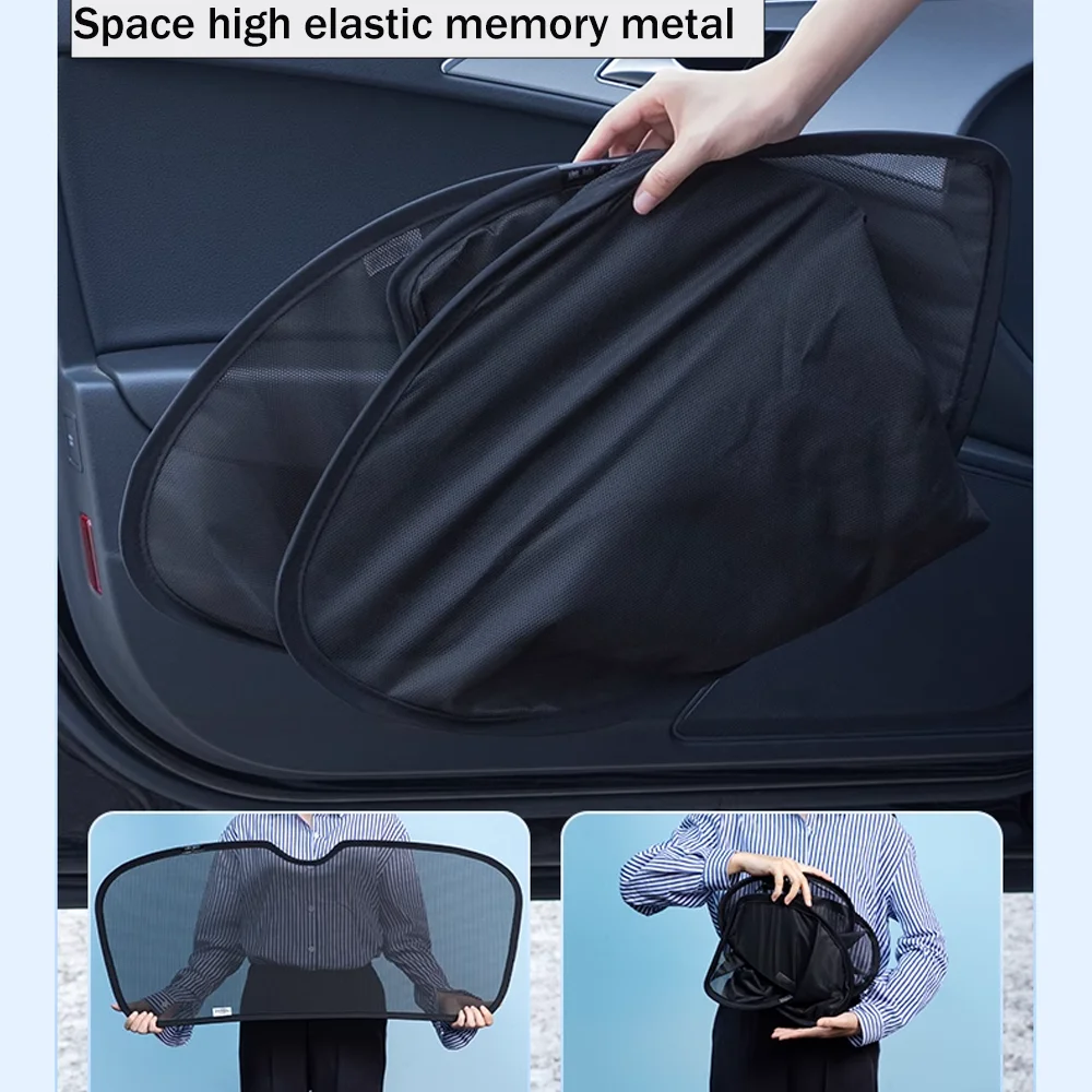 Для Leapmotor C10 2024-2026 (2025) — Магнитные сетчатые солнцезащитные шторки для боковых окон, защита от солнца, аксессуары для интерьера автомобиля (art.: 3920d9dfe583f) - 3920d9dfe583f