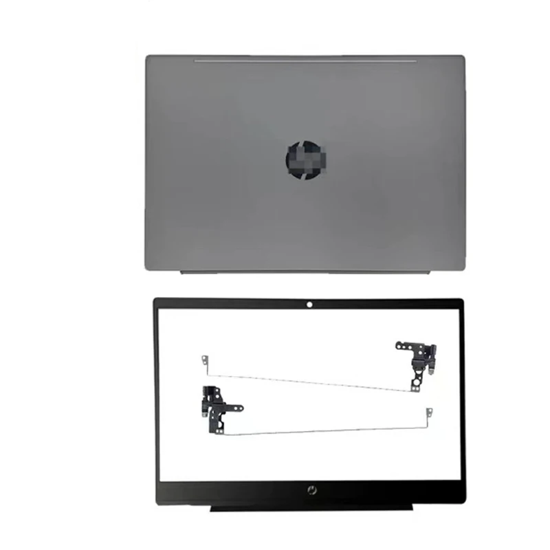 New Gray Laptop lcd Back cover + lcd front bezel + lcd hinges For HP  Pavilion 15-CW 15-cw1012la