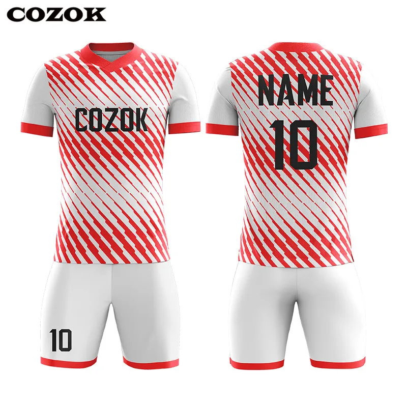 

Custom Soccer Jerseys Full Sublimation Club Long Sleeve Football Uniform Sets Make Your Team Training Quick Dry Sportswear