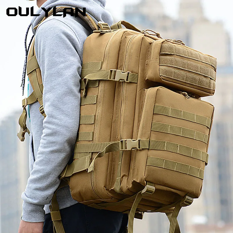 

Military Tactical Backpack Men Large Capacity Waterproof Bags Multi-functional Assault Pack For Camping Trekking Men Rucksacks