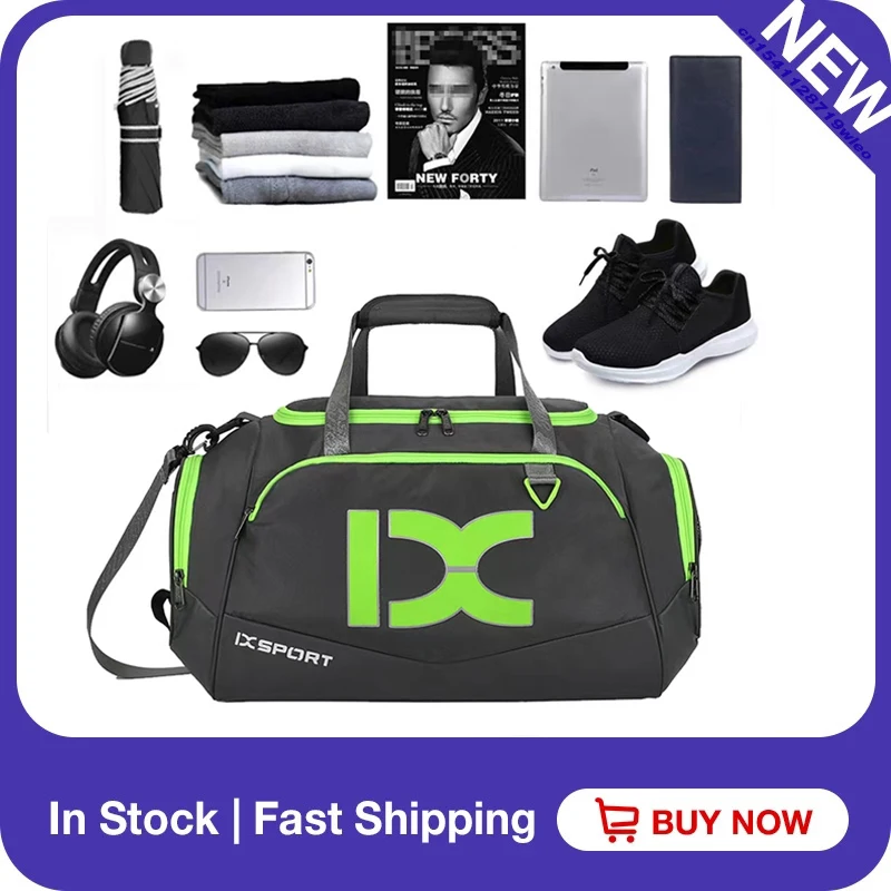 

40L Fashion Outdoor Sports Bag Men and Women Gym Bag Multifunctional Durable Outdoor Waterproof Handbag Storage Travel Bag
