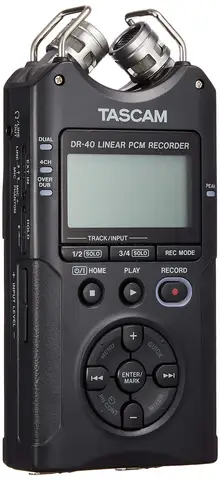 TASCAM 4-канальный линейный PCM-рекордер с высоким разрешением, Youtube, ASMR, музыка, дикая птица, Железнодорожная запись, DR-40 VER2-J