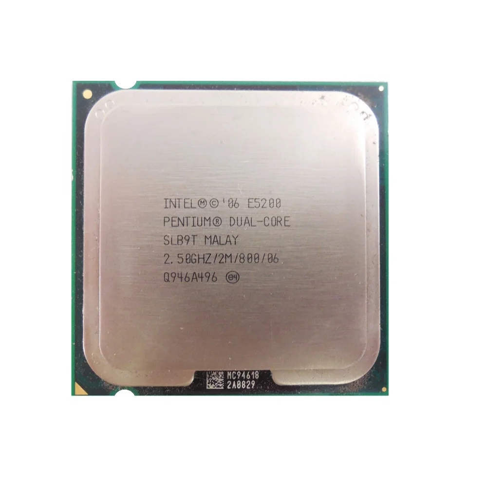 процессор сокет 775 Intel Pentium Dual-Core E5200 2,5/2/800 SLB9T процессор сокет 775 Intel Pentium Dual-Core E5200 2,5/2/800 SLB9T