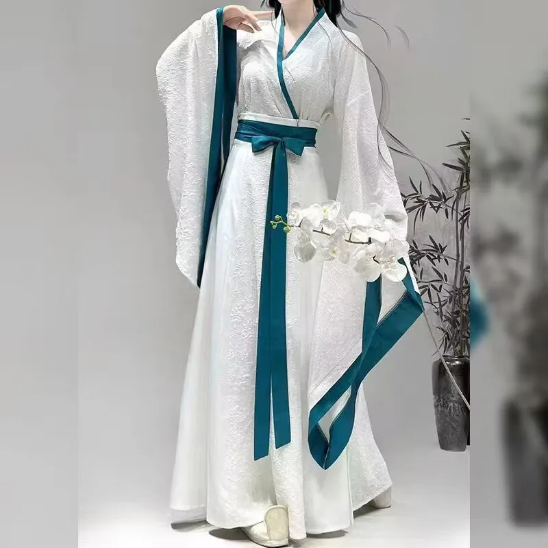 Фото Женское платье Hanfu, Женский костюм для костюмированной вечеринки на Хэллоуин №3