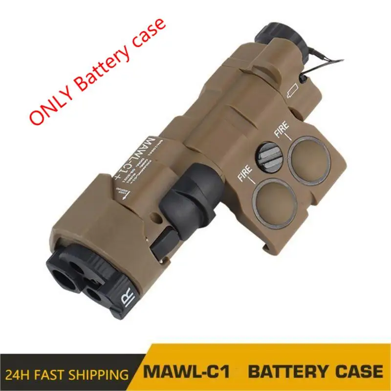 

Tactical MAWL-C1+Battery Case Hunting Waterproof Box Portable For CR123/AAA/AA Airsoft Paintball Outdoor Tool