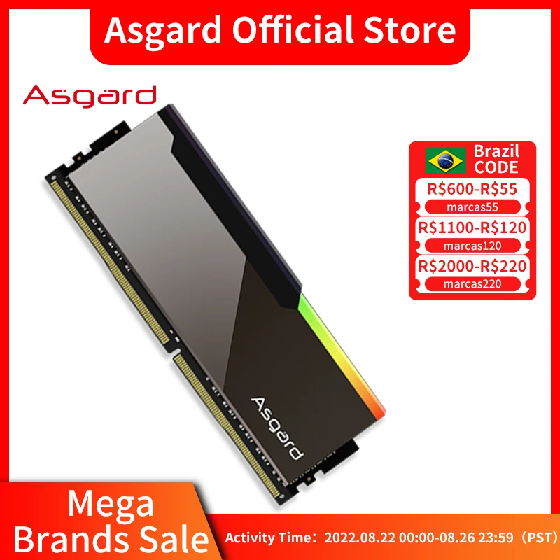 Специально подобранная оперативная память Asgard B-die ddr4 ram 8GBx2 3600 МГц 4000 V3 Series Memoria Ram