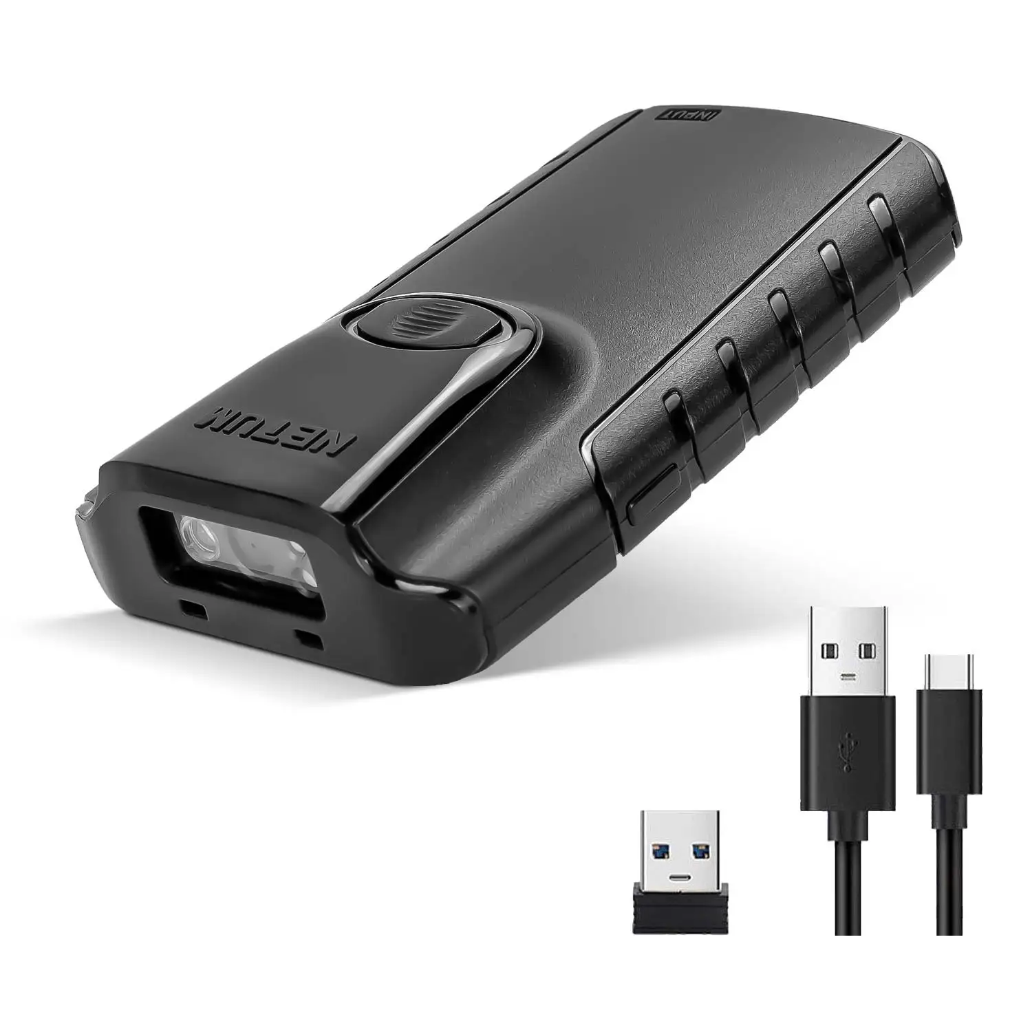 NETUM E800 Bluetooth Wireless Barcode Scanner AND NT-L5 Wire