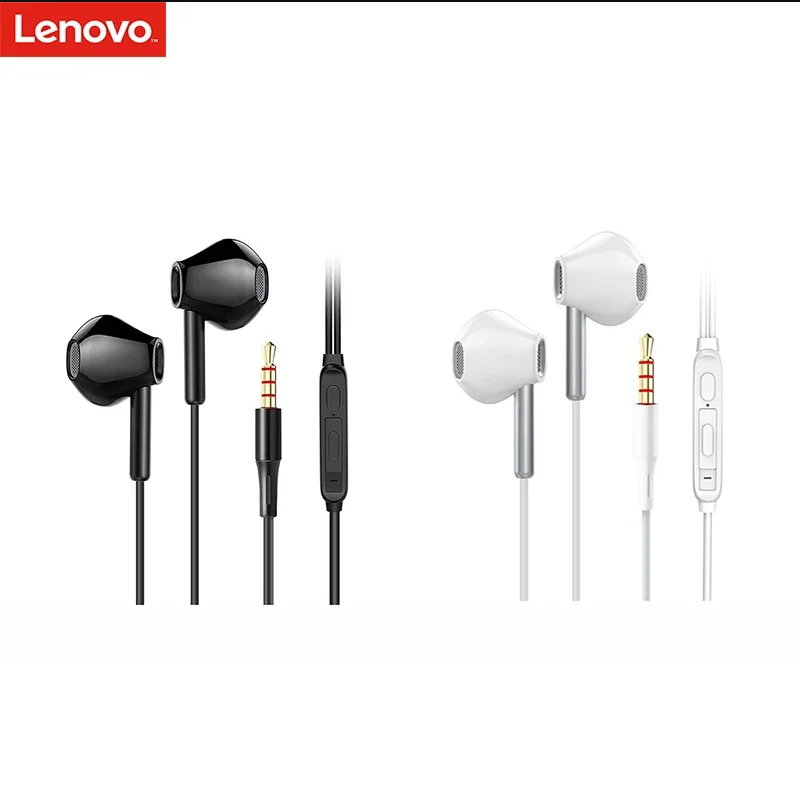 

Original Lenovo XF06 Wired Headphones Noise Canceling In-Ear Headset 3.5 Mm In-ear Noise-cancelling Headphones With Microphone