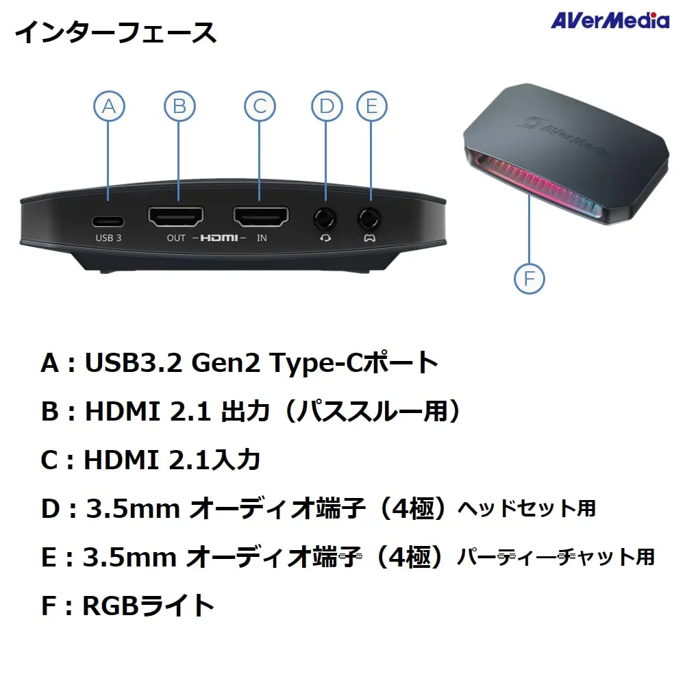 AVerMedia Live Gamer ULTRA 2.1 GC553G2 HDMI2.1 с разрешением 4 Кбит / 144 кбит VR HDR пропускной