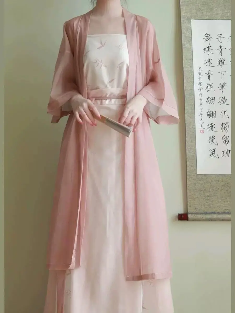 Китайское платье ханьфу большого размера 10XL современный и улучшенный тонкий