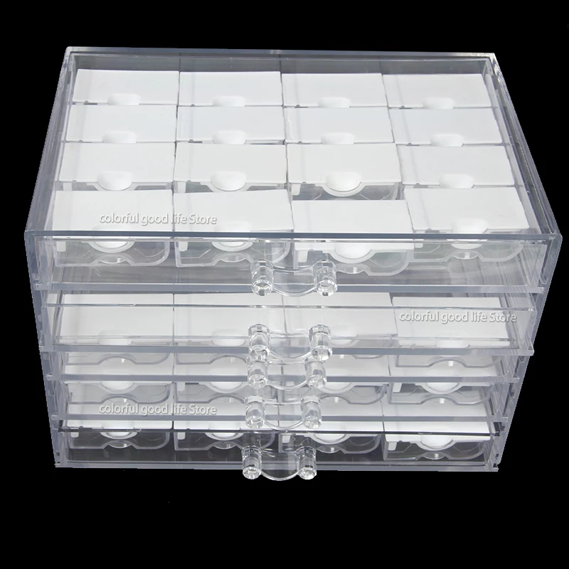 

Clear Organizer 80 Grids Jewelry Acrylic Jewelry Packaging & Display Porta Joias 5 Layer Jewellery Box Large Joyeros