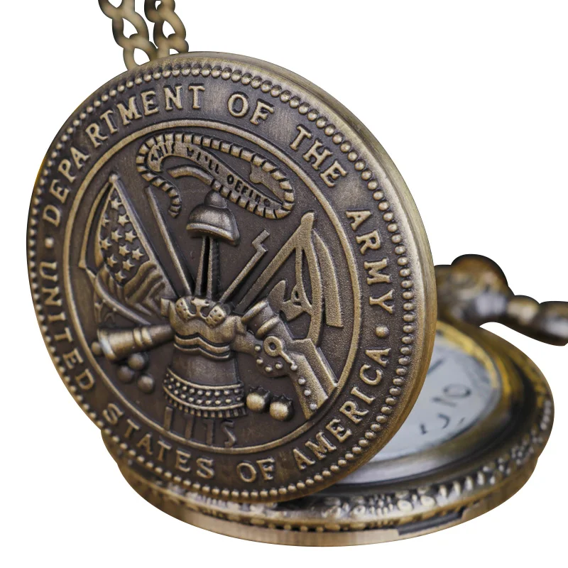 50pc  Antique Retro Bronze Pocket Watches For Men Personalised Steampunk Vintage Pendant With Chain Accessory reloj hombre