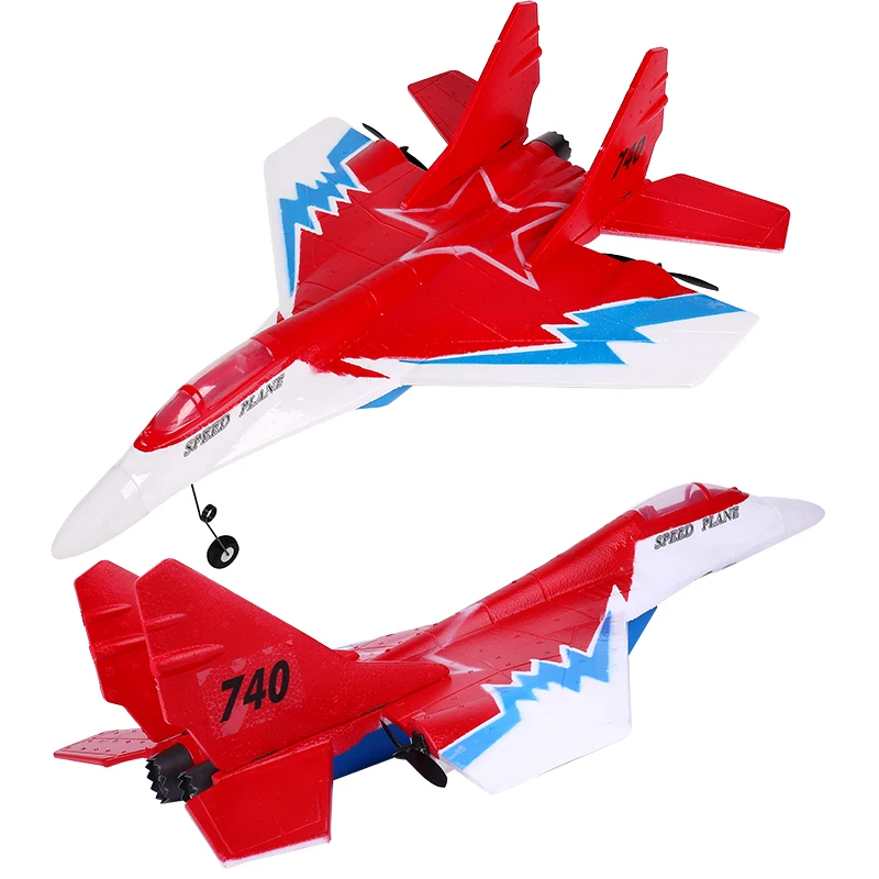 ZY-740 RC Remote Control Airplane Toys For Kids Gift 2.4Ghz Remote Control Fighter Hobby Plane Foam Boys for Children Radio Fly enlarge