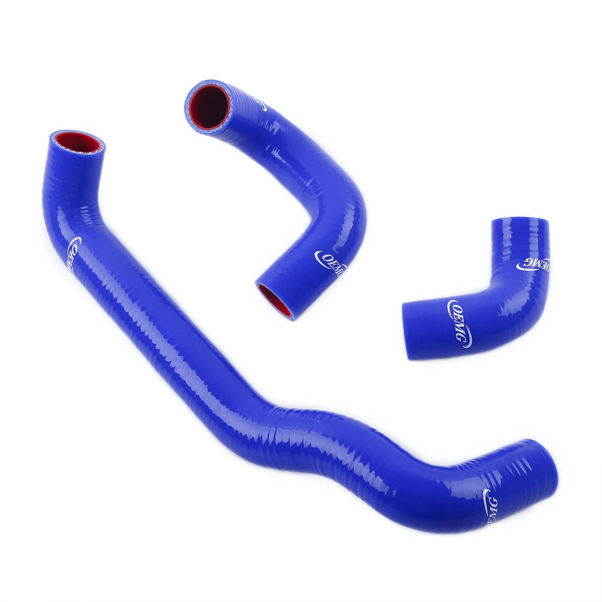 Для Abarth Grande Punto/Alfa Romeo Mito Giulietta 1.4 Tb Pop Off Circuit Силиконовые шланги Комплект трубок 3 шт., 10 цветов