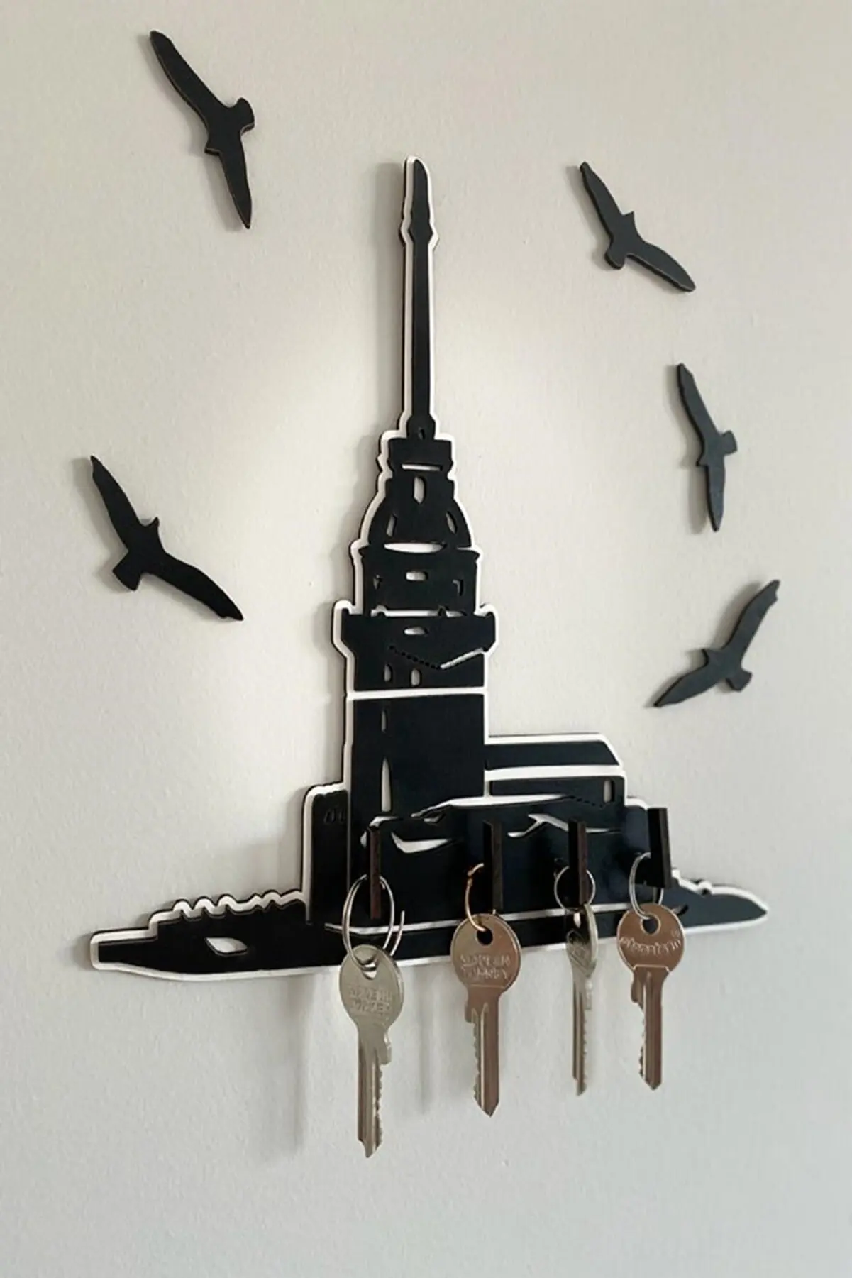 

Istanbul Maiden's Tower Wooden Wall Hanger 09041999