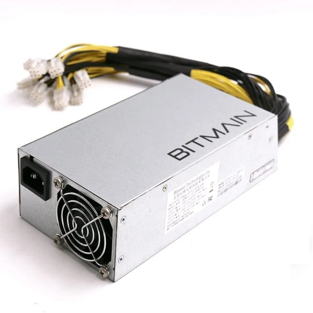 

Top Bitmain AntMiner L3 + S9 T9 (номер модели: APW3 ++-12-1600-A3), конструкция с широким напряжением, 1200 Вт/1600 Вт, 10