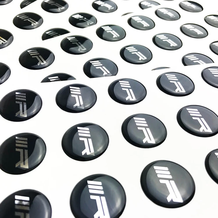 Пользовательские дешевые прозрачные эпоксидные купольные наклейки из смолы -