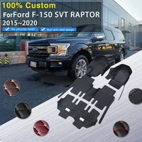 car floor mat for ford f 150 svt raptor 20152020 7 seat waterproof mud tappetini auto rear cargo tray trunk mat car accessories