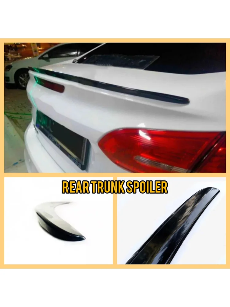 

Rear Spoiler For Ford Focus 3 - 3.5 - 4 2011 2018 Car Accessories Plastic Apron Glossy Black Trunk Wing Sports Tuning