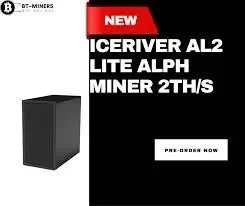 A1 WHOLESALES PRICE New IceRiver AL2 Lite 2Th/s 500W Alephium Miner ALPH Mining Asic Crypto Blake3