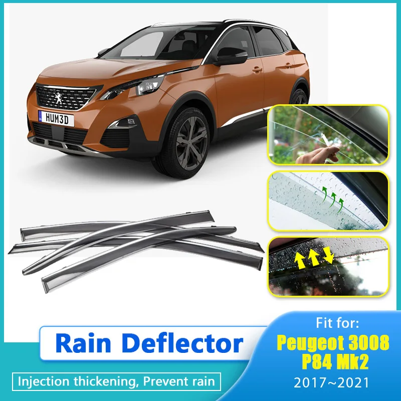 

Дефлектор дождя для Kia Cerato LD 2003 2004 2005 2006 ~ 2008 седан автомобильный ветрозащитный козырек для окна защита от дождя Chuvento
