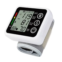 medical digital wrist blood pressure monitor with voice sphygmomanometer tonometer tensiometer heart rate pulse meter bp monitor