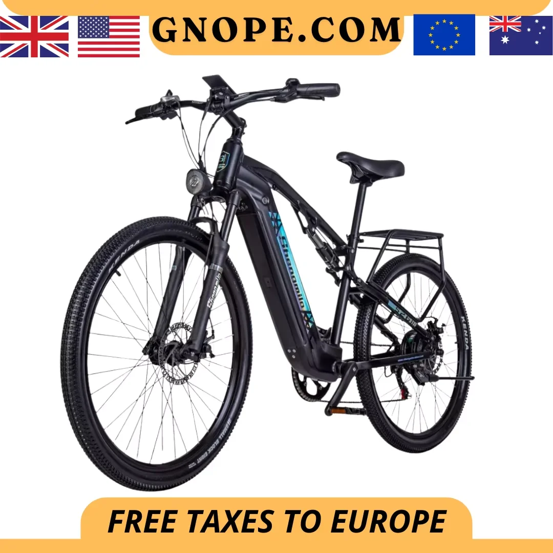 Фото Shengmilo S26 Электрический велосипед 500 Вт Bafang Motor E-Mountain велосипеды 48V17.5AH Электрический велосипед для взрослых Открытый велосипед 27,5inc Ebike №1