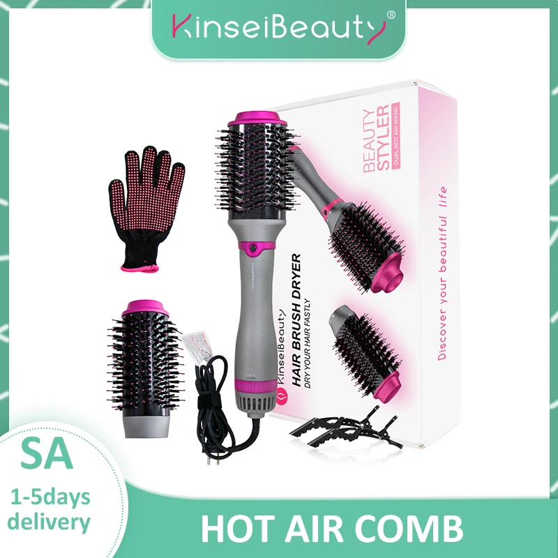 

Multi-Function Hair Electric Hot Air Brush Anti-scalding Professional Hair Tools Negative Ion Blower Hair Hair Curler