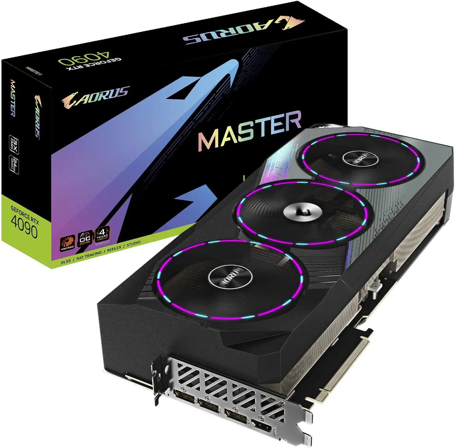 ОРИГИНАЛЬНЫЙ ЗАПЕЧАТАННЫЙ GIGABYTE GEFORCE RTX 4090 MASTER 24 ГБ