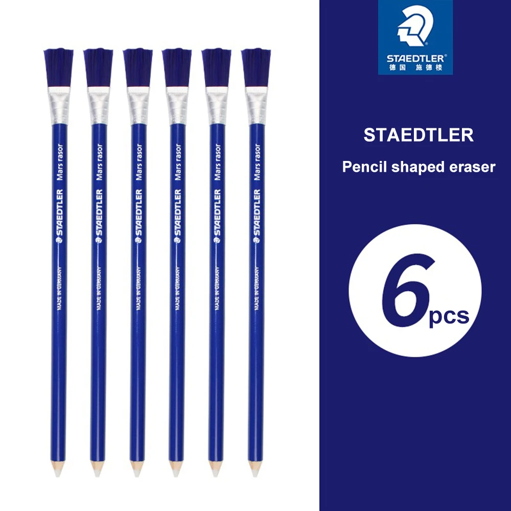 

STAEDTLER Ластики Для Карандашей, 3/6 Шт., Для Рисования, Рисования, Художественной Глянцевой Поверхности, Удаления Чернил