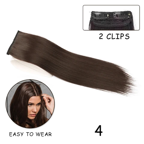 Синтетические накладки для волос Lansa, невидимые бесшовные накладные волосы с зажимом, увеличивающие Верхние и боковые накладки, Накладка для волос