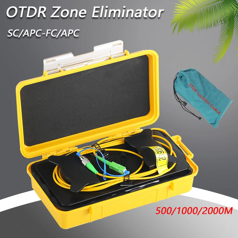 SC/APC-FC/APC OTDR Zone Eliminator,Fiber Rings ,Fiber Optic OTDR Launch Cable Box 500M 1Km 2Km Single Mode 1310/1550nm
