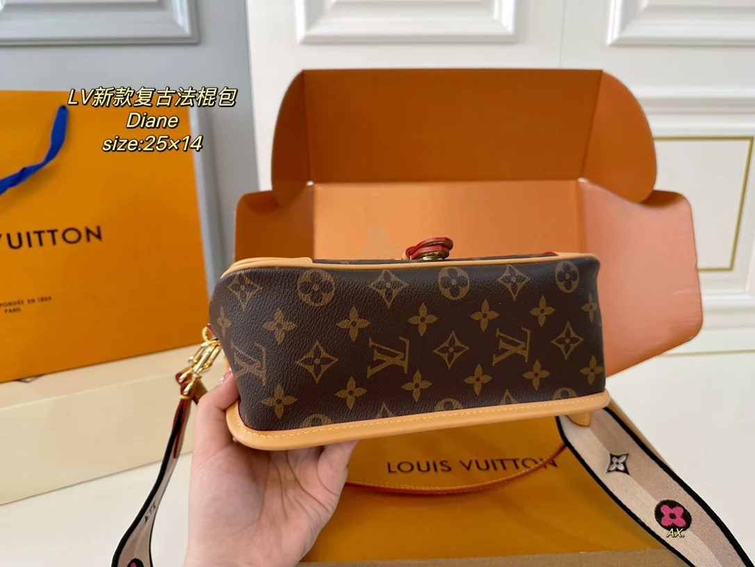 Сумки на плечо Louis Vuitton Женская новая сумка высокое качество через Кожаная мода