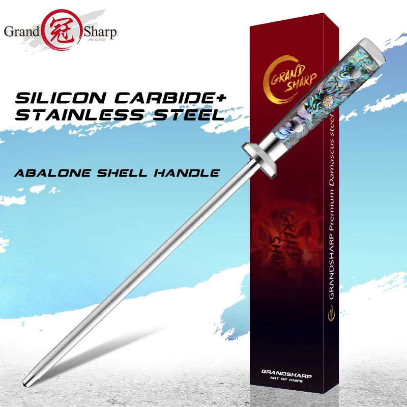 

Точилка для ножей из нержавеющей стали Diamond Sharpener Rod 600 Grit 10 дюймов