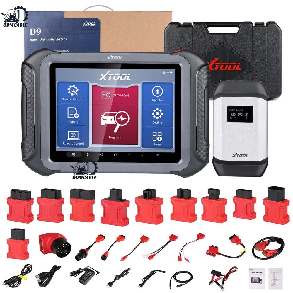 

Автомобильный сканер XTOOL D9, Топологическая карта, двунаправленное управление, кодирование ECU, Полная диагностика и 42 + услуги сброса, поддержка DoIP