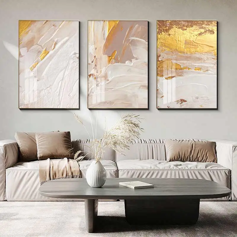 

Modern Luxury Wall Art Minimalist Abstract Gold Poster Prints Nordic Decoration Canvas Painting Pictures for Living Room Decor