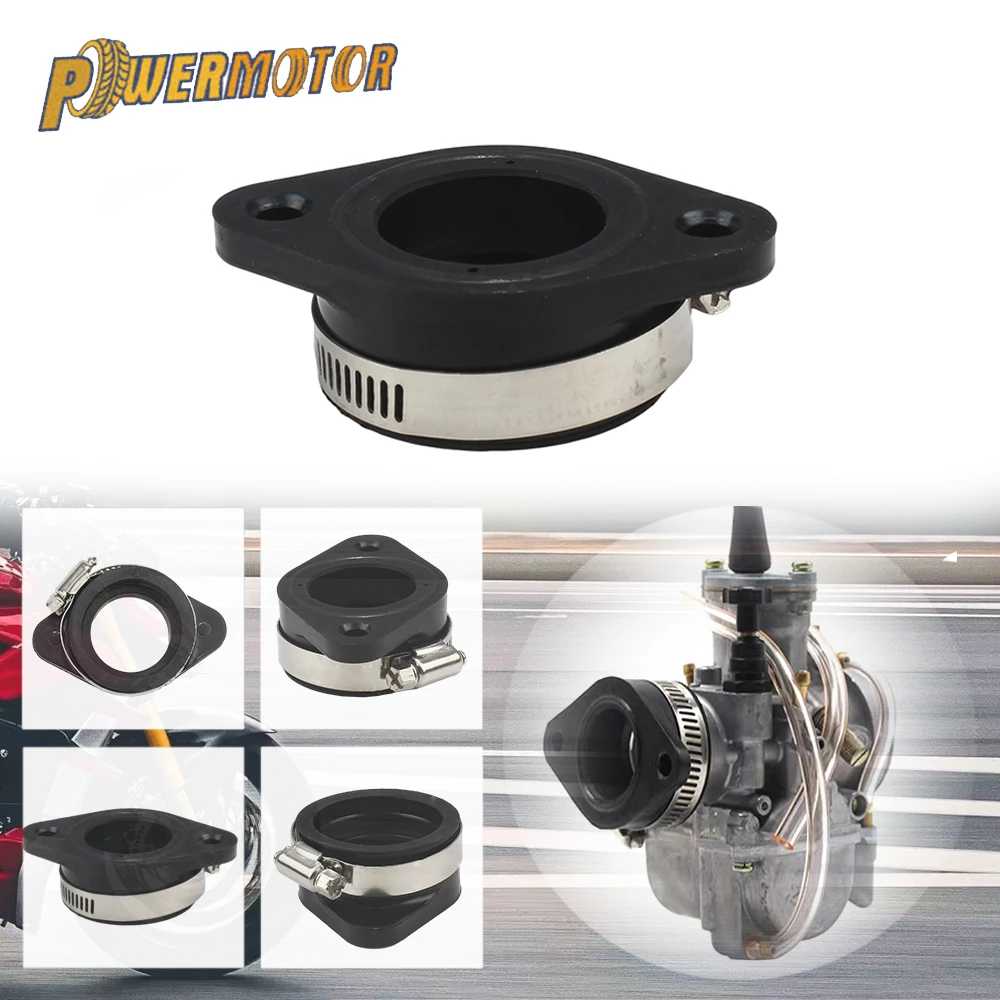 

Universal Motorcycle Carburetor Adapter Intake Manifold Rubber Interfac for honda vtx 1300 xr 250 dio af 27 moto Rubber Interfac