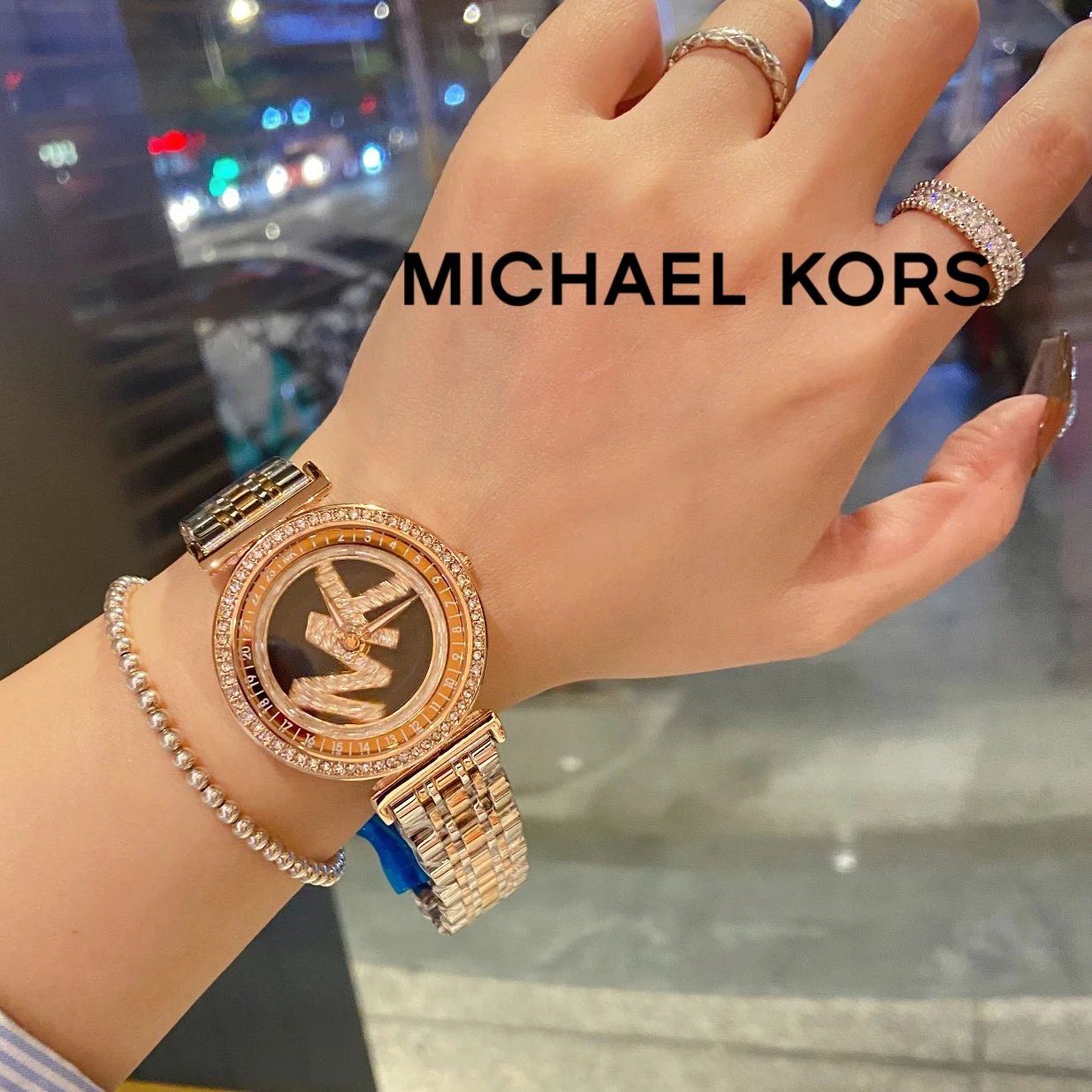 Часы в стиле MK модные женские часы со звездным небом ins для девочек корейская