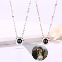 customized projection necklace simple style nostalgia for relatives and friends used as personalized gifts for family and lovers