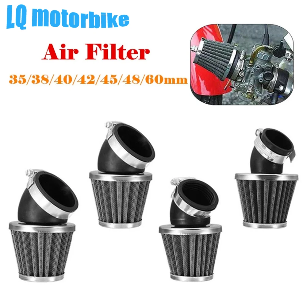 

Universal Motorcycle ATV Scooter Pit Dirt Bike Air Filter 35/38/42/45/48/50/54/60mm Air Filter For 50cc 110cc 125cc 140cc 150cc