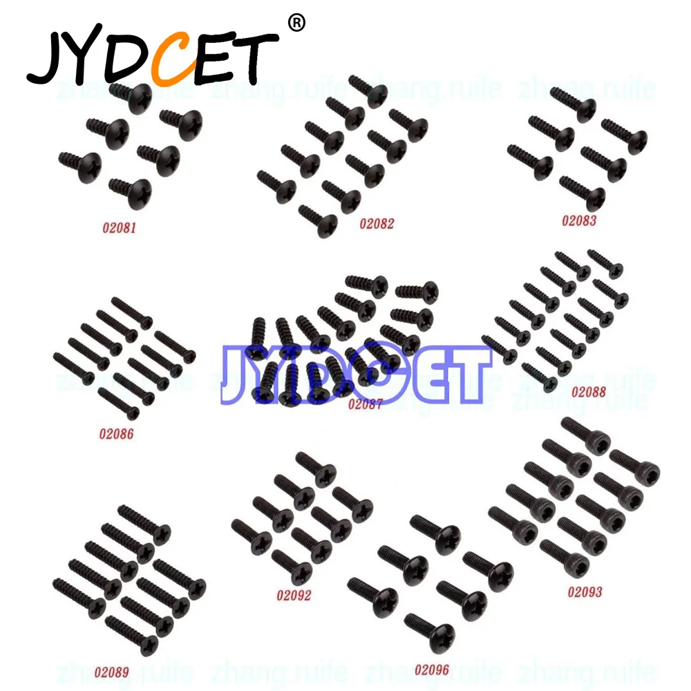 

JYDCET винты 02081 02082 02083 02086 02087 02088 02089 02092 02093 HSP гоночные запасные части оригинальные детали для радиоуправляемого автомобиля 02096