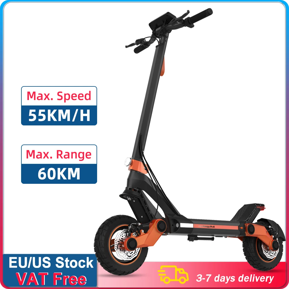

Scooters Electric 1200W Motor Off Road Scooter Up To 55KM/H G3 Folding Scooter Adults 52V/18Ah Battery Electric Power Scooter