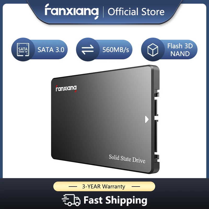 

SSD-накопитель FanXiang SSD1TB, 240 ГБ, 2,5 дюйма, 120 ГБ, 512 ГБ, SATA III