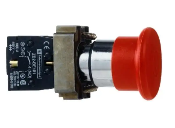 XB2BT42 XB2BT42C = ZB2BZ102C + ZB2BT4C красная аварийная остановка Ø 22-грибчатая головка Ø 40-толчок